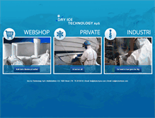 Tablet Screenshot of dryice4you.com